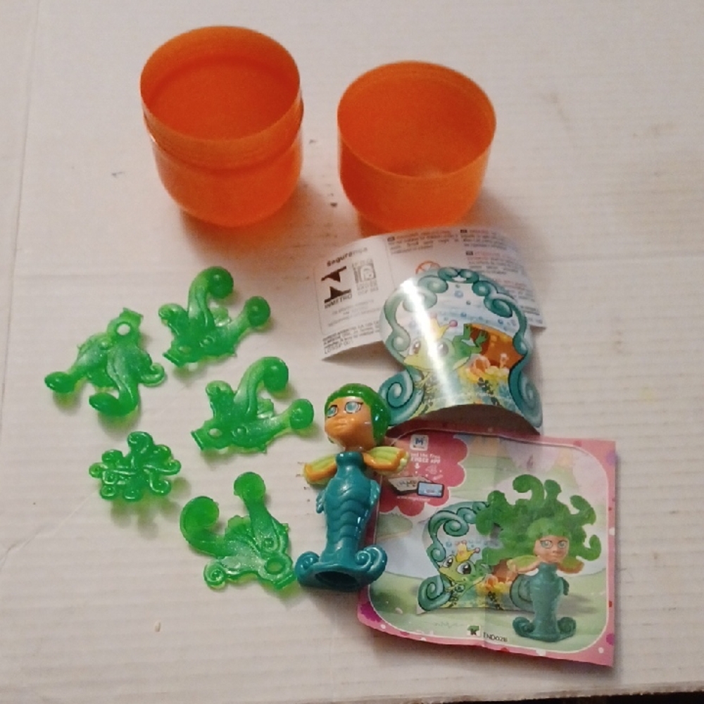 $4 Add-On New Large Kinder Surprise Egg With Mermaid Toy Set Inside
